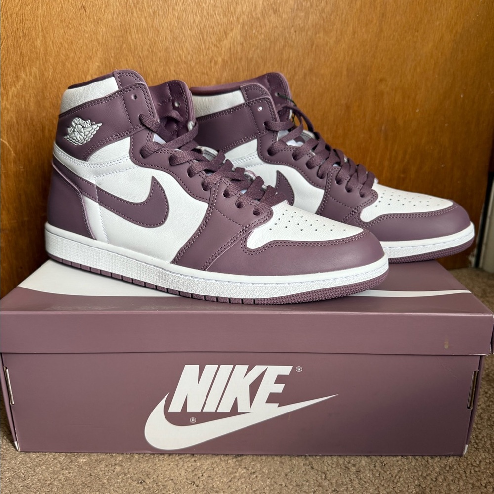 UFC Purple and White Sneakers Classic Design